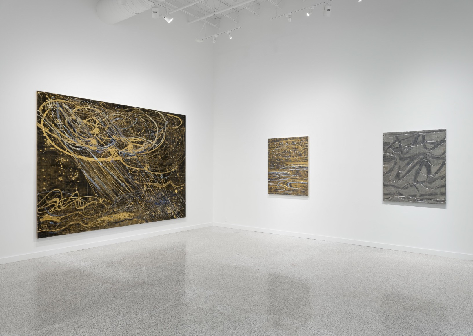 Installation view, Nancy Lorenz: Gilded Matter, 2023