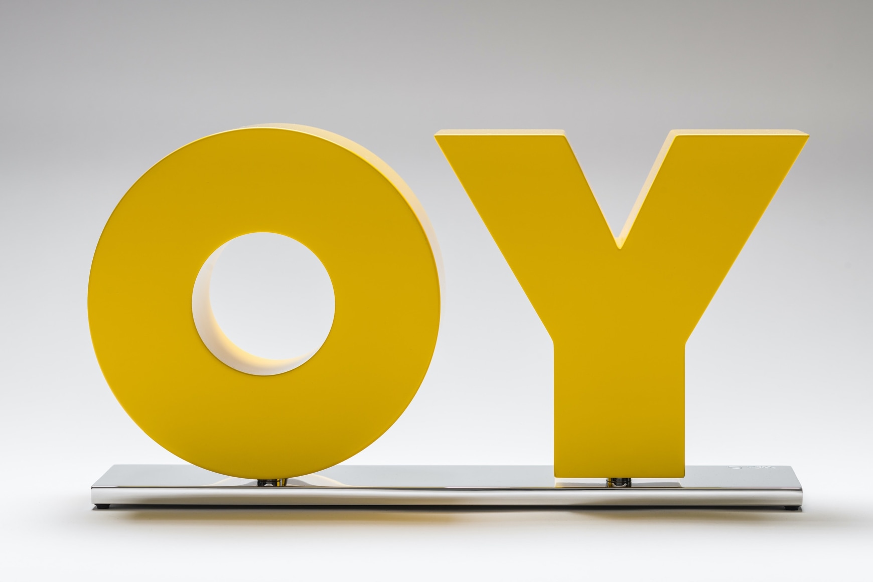 Deborah Kass, OY/YO (Yellow), 2018