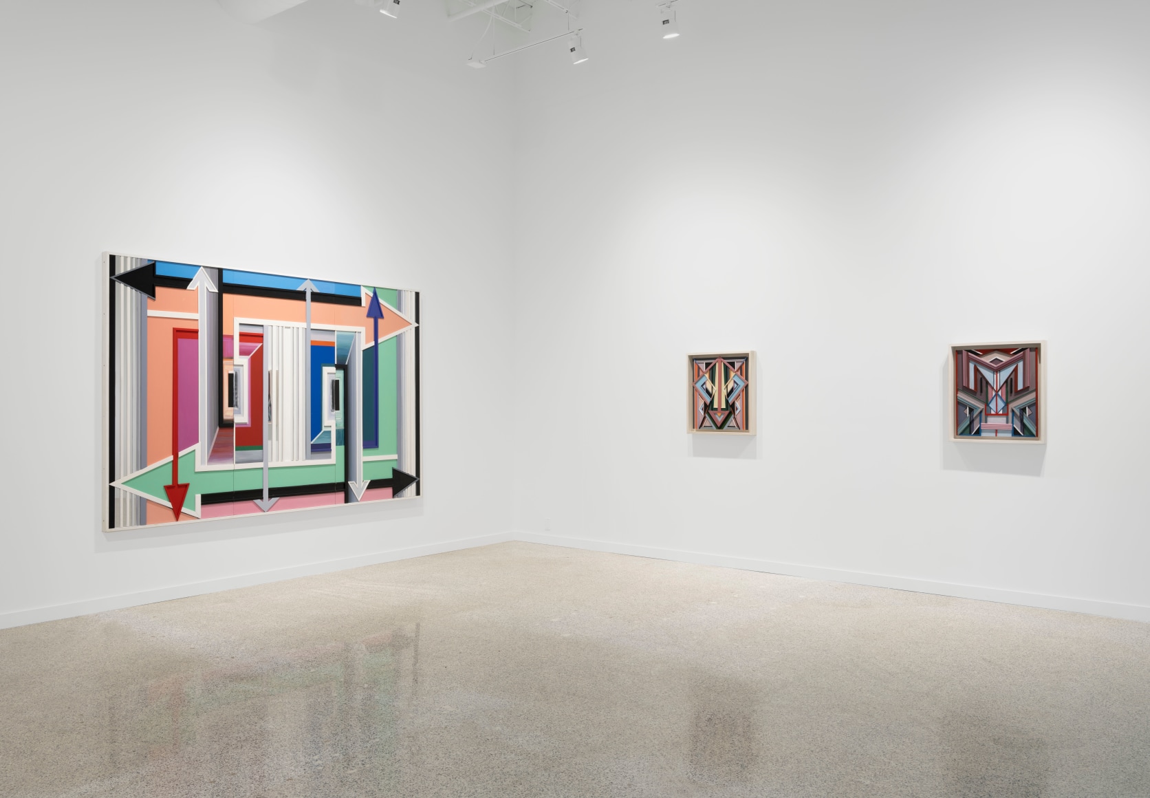 Installation View Karen Carson: Faces and Places, 2022