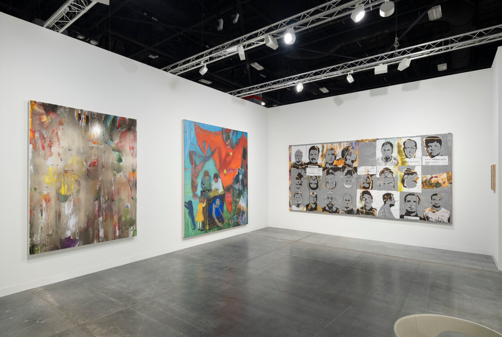 Installation view of booth E16