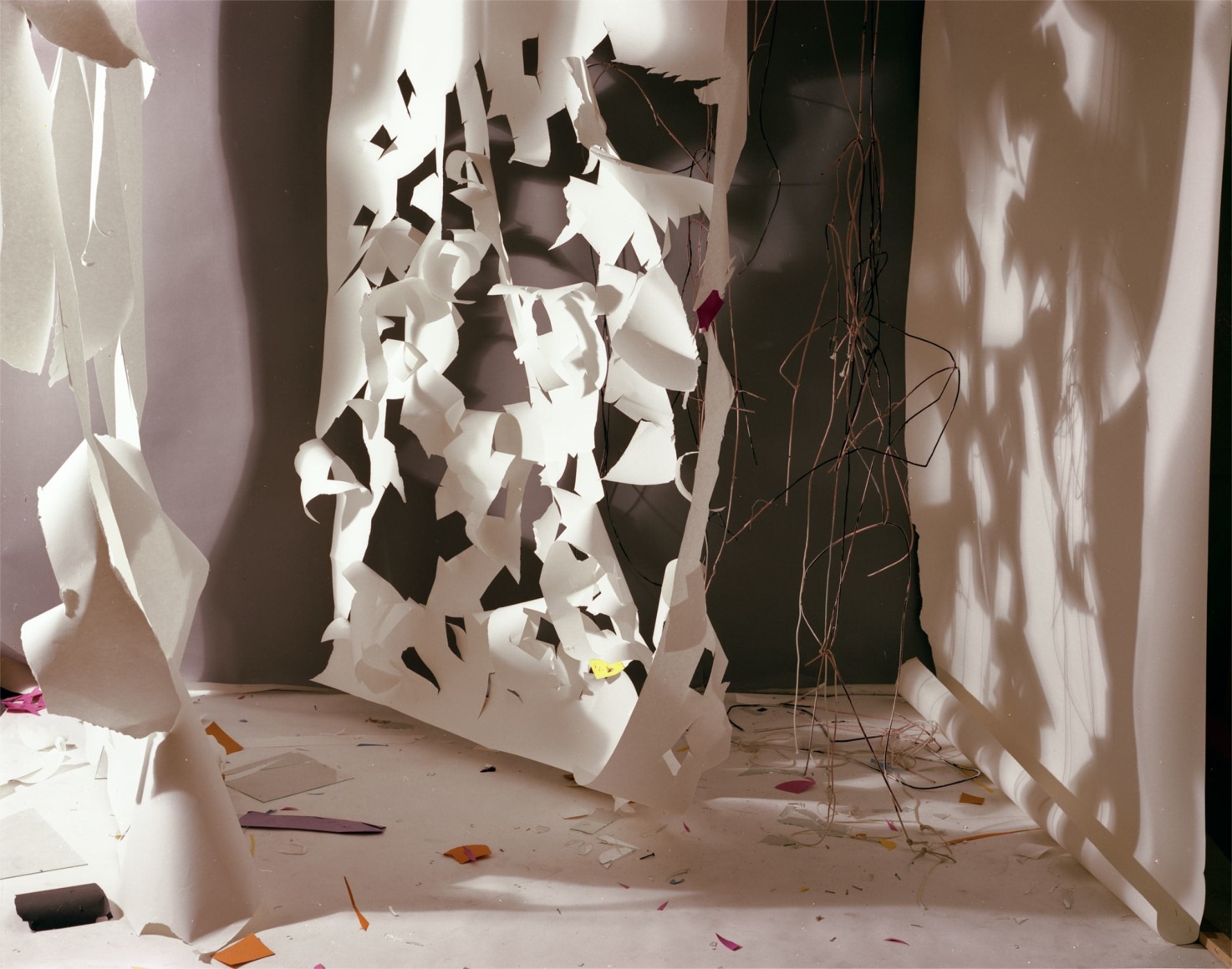 No. 167, "Torn White Shadows Over Grey", 1981/2012