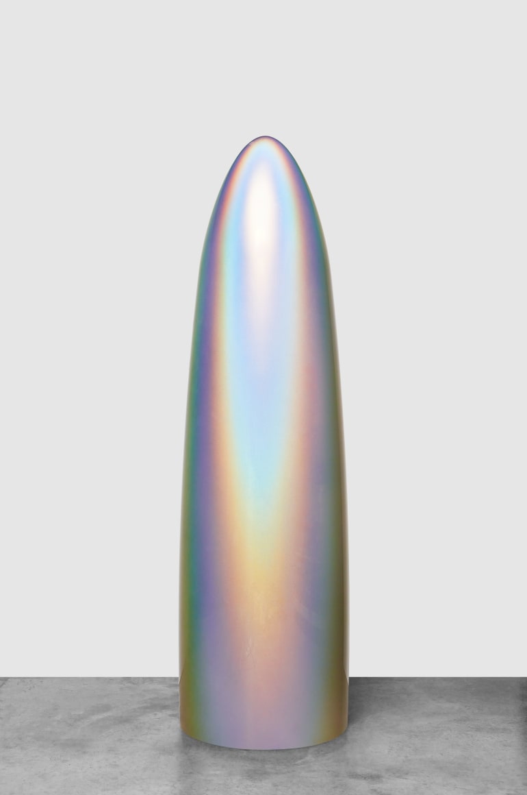 Untitled (12 Foot Circular Monolith Titanium), 2017, Engineered Aerospace Composite