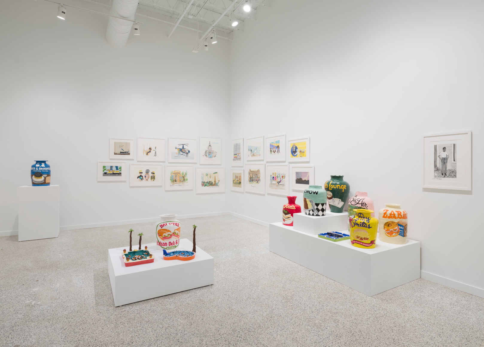 Installation view, Jake Clark and Konstantin Kakanias, 2022