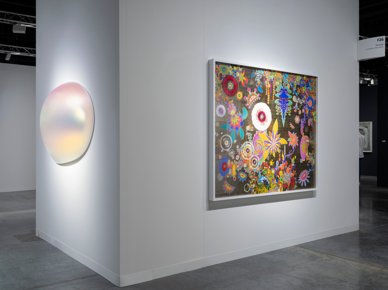 Installation view of booth F26