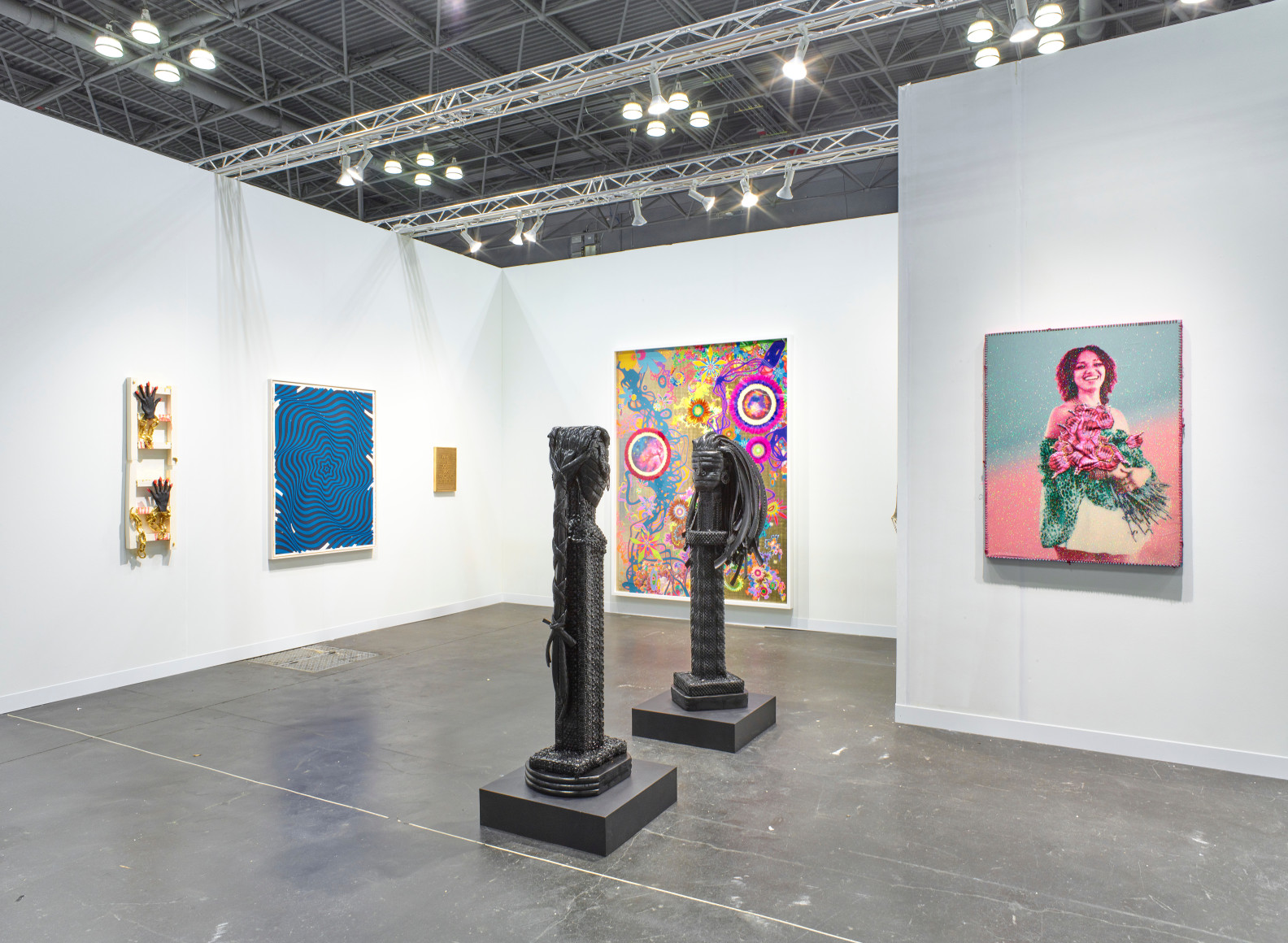 Installation view of booth 130