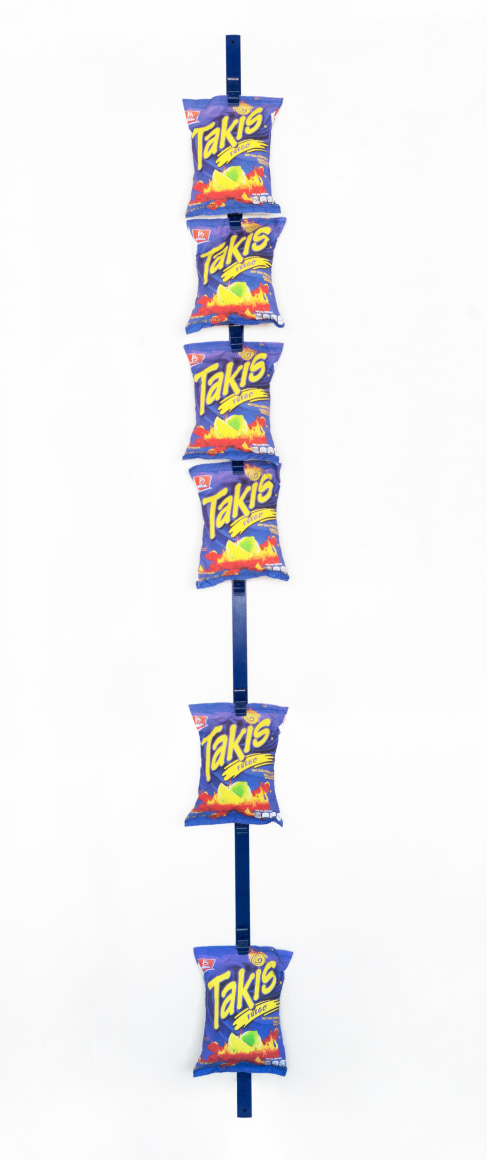 Lucia Hierro, Rack - Takis, 2021