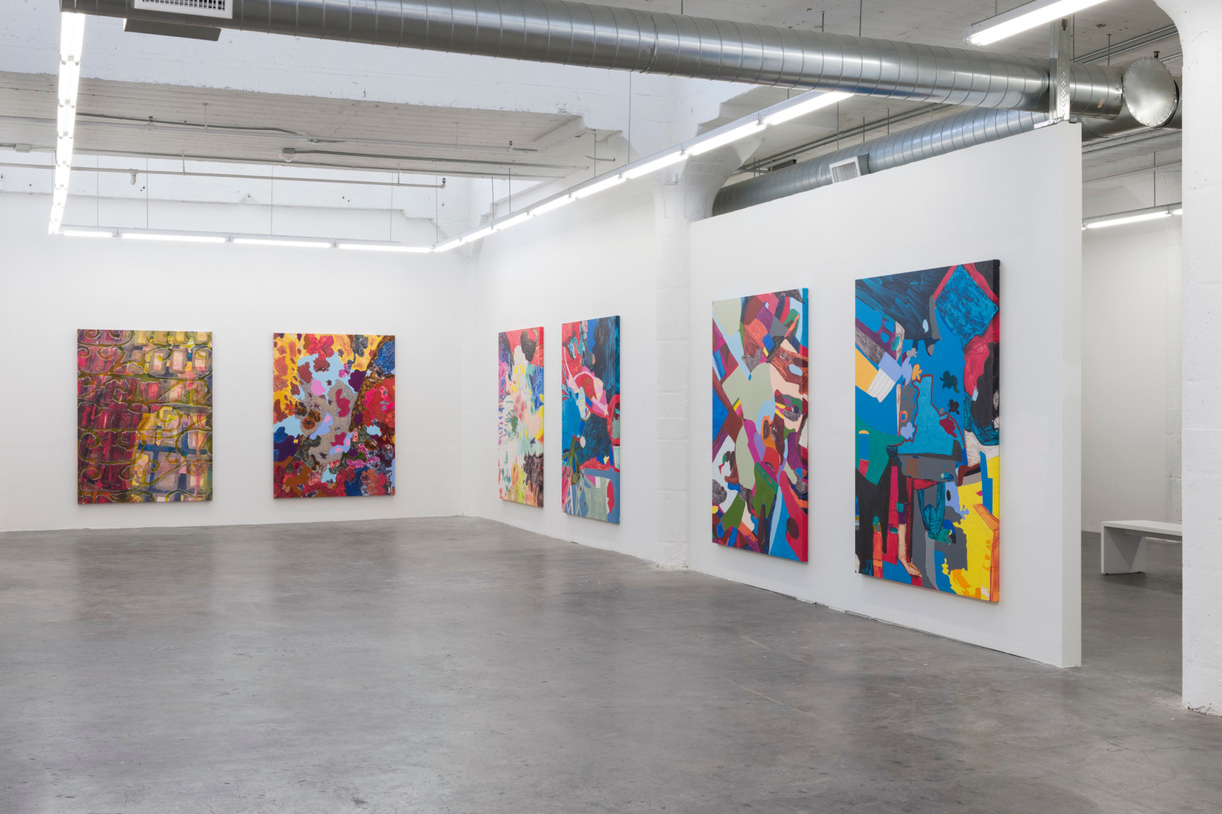 Installation view Candida Alvarez:&nbsp;Palimpsest&nbsp;(2021)