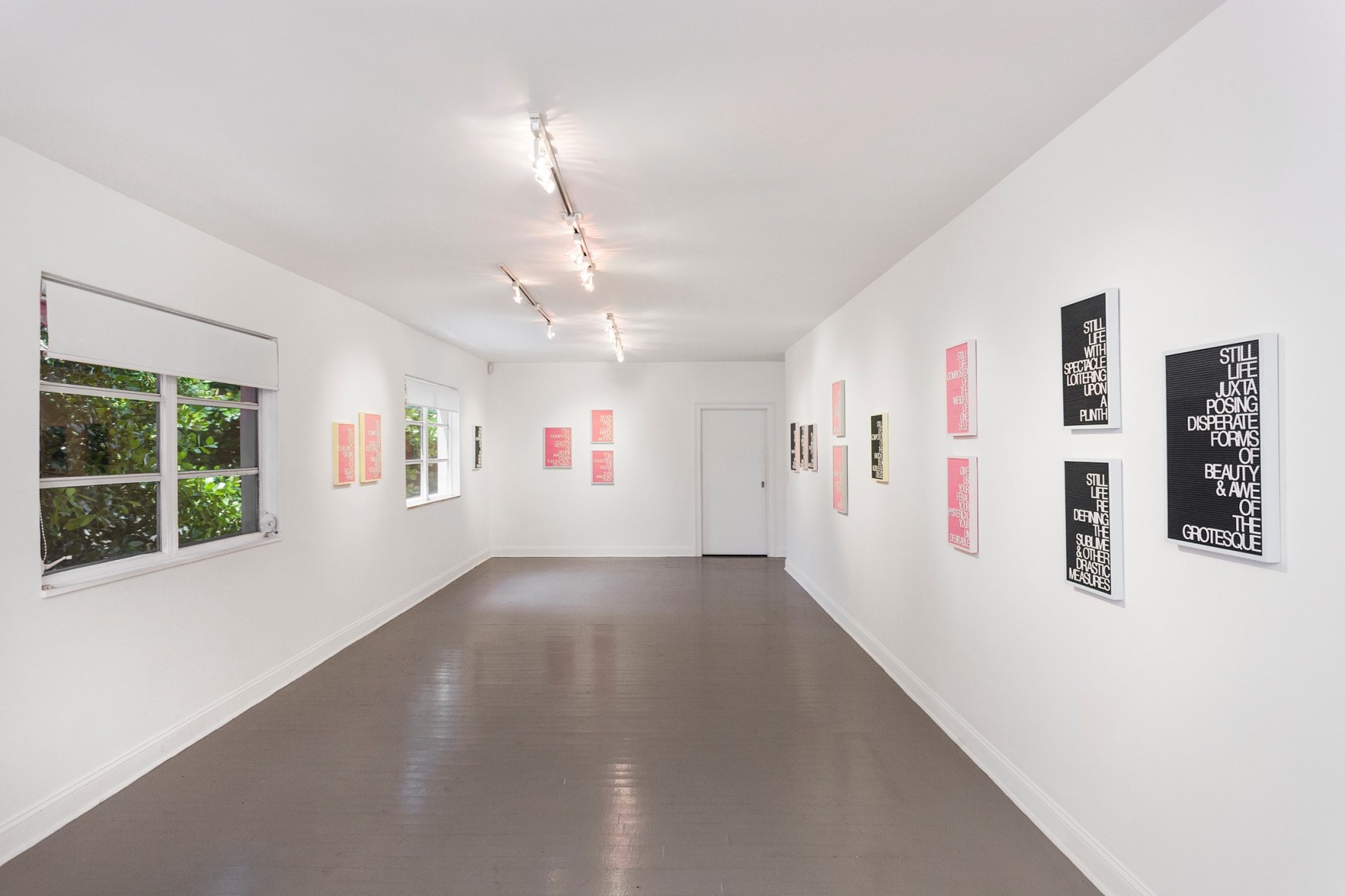 Installation view of Maynard Monrow "Under the Influence"