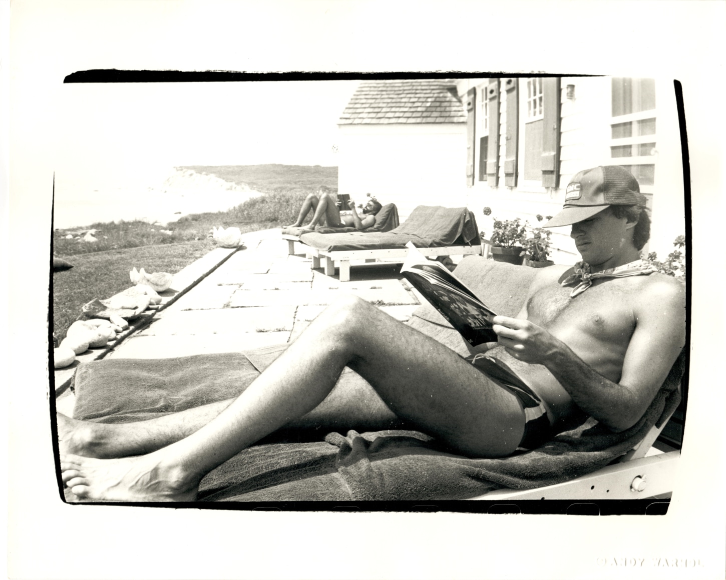 Andy Warhol, Jon Gould Sunbathing in Montauk, 1981, 1981