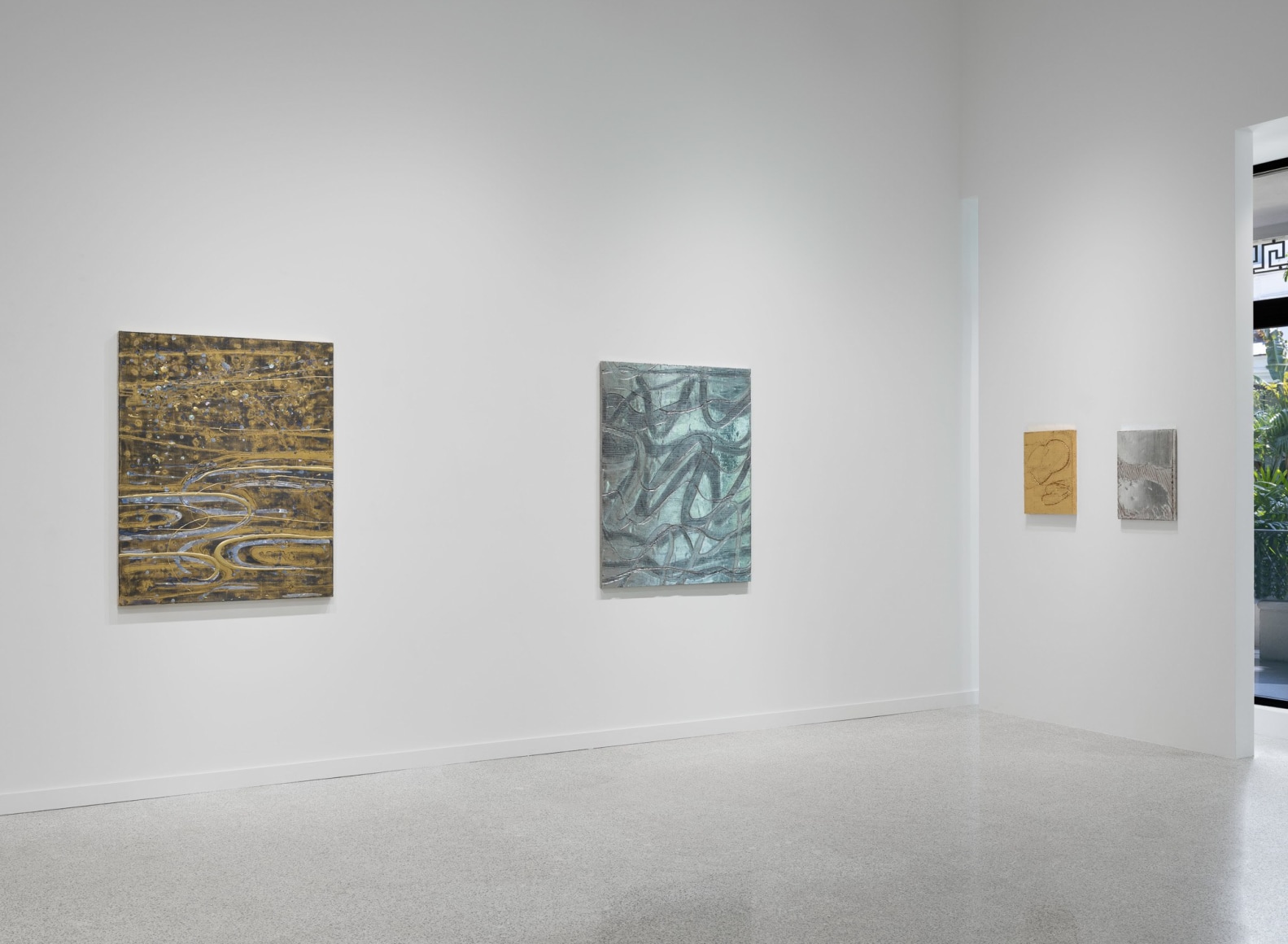 Installation view, Nancy Lorenz: Gilded Matter, 2023