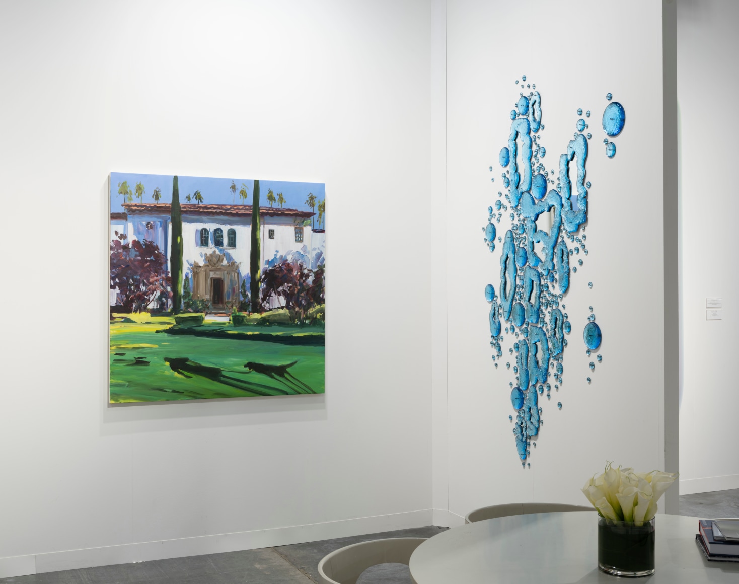 Installation view of booth E16