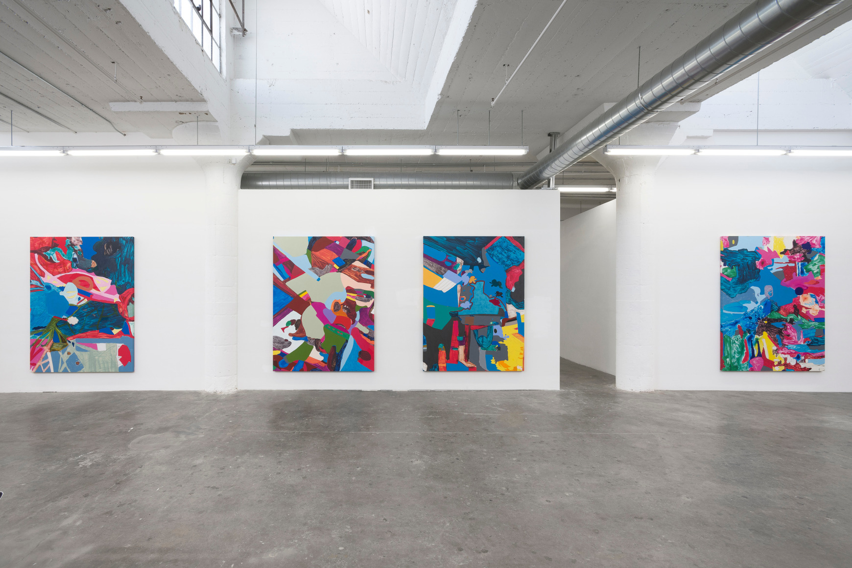 Installation view Candida Alvarez:&nbsp;Palimpsest (2021)