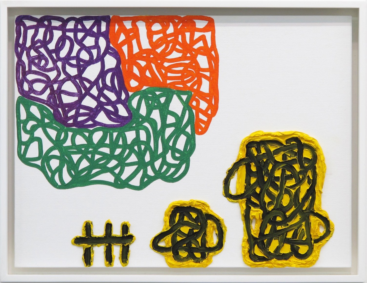 Jonathan Lasker, A Second Partial History, 2008