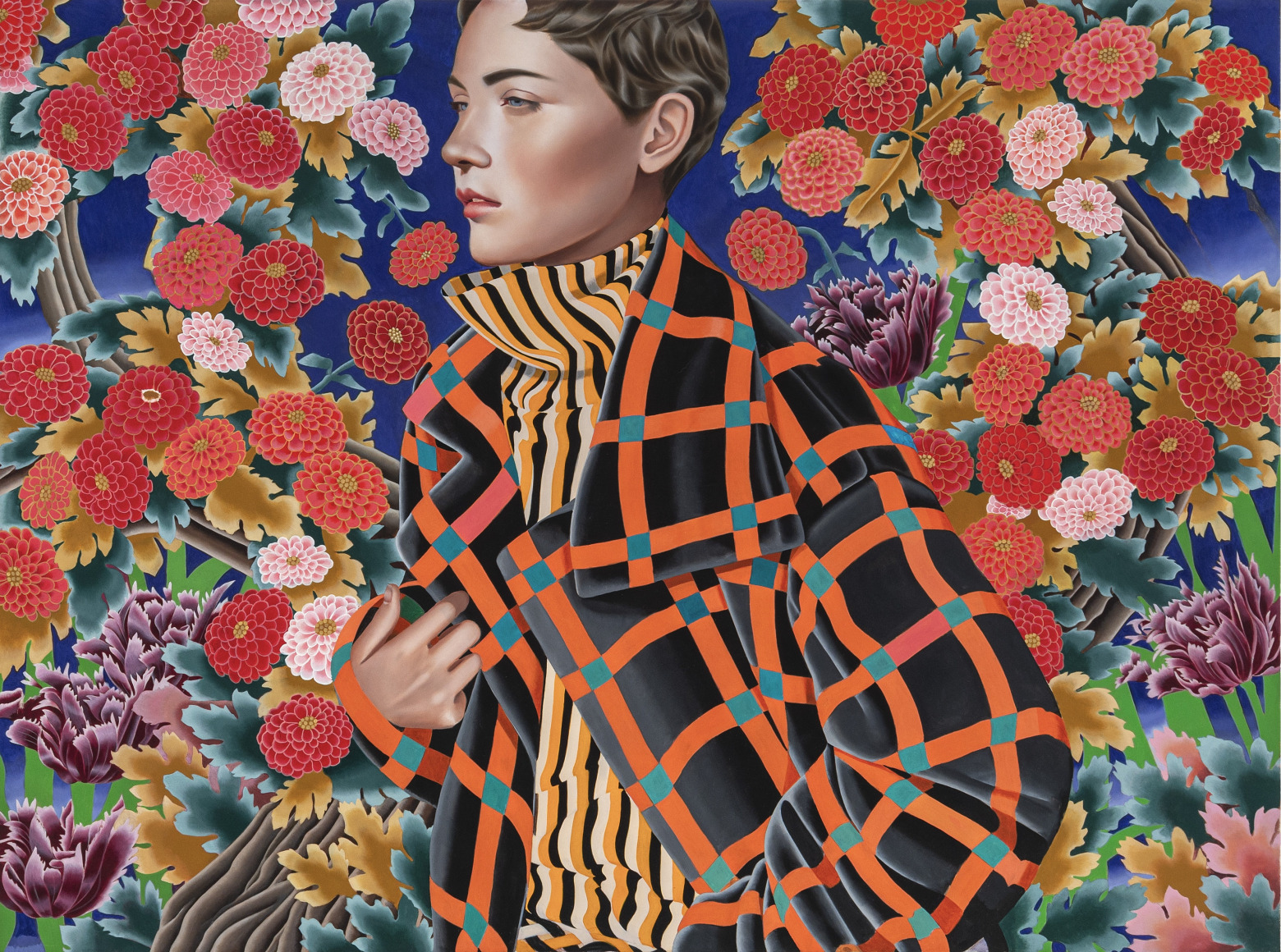 Jocelyn Hobbie, Wild Zinnias, 2022