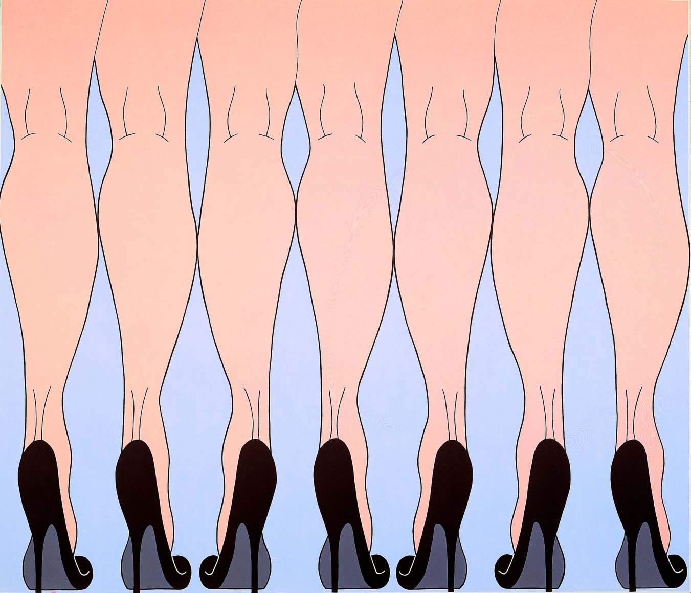 JOHN WESLEY, Bus Stop in Downtown Iceland,&nbsp;1985