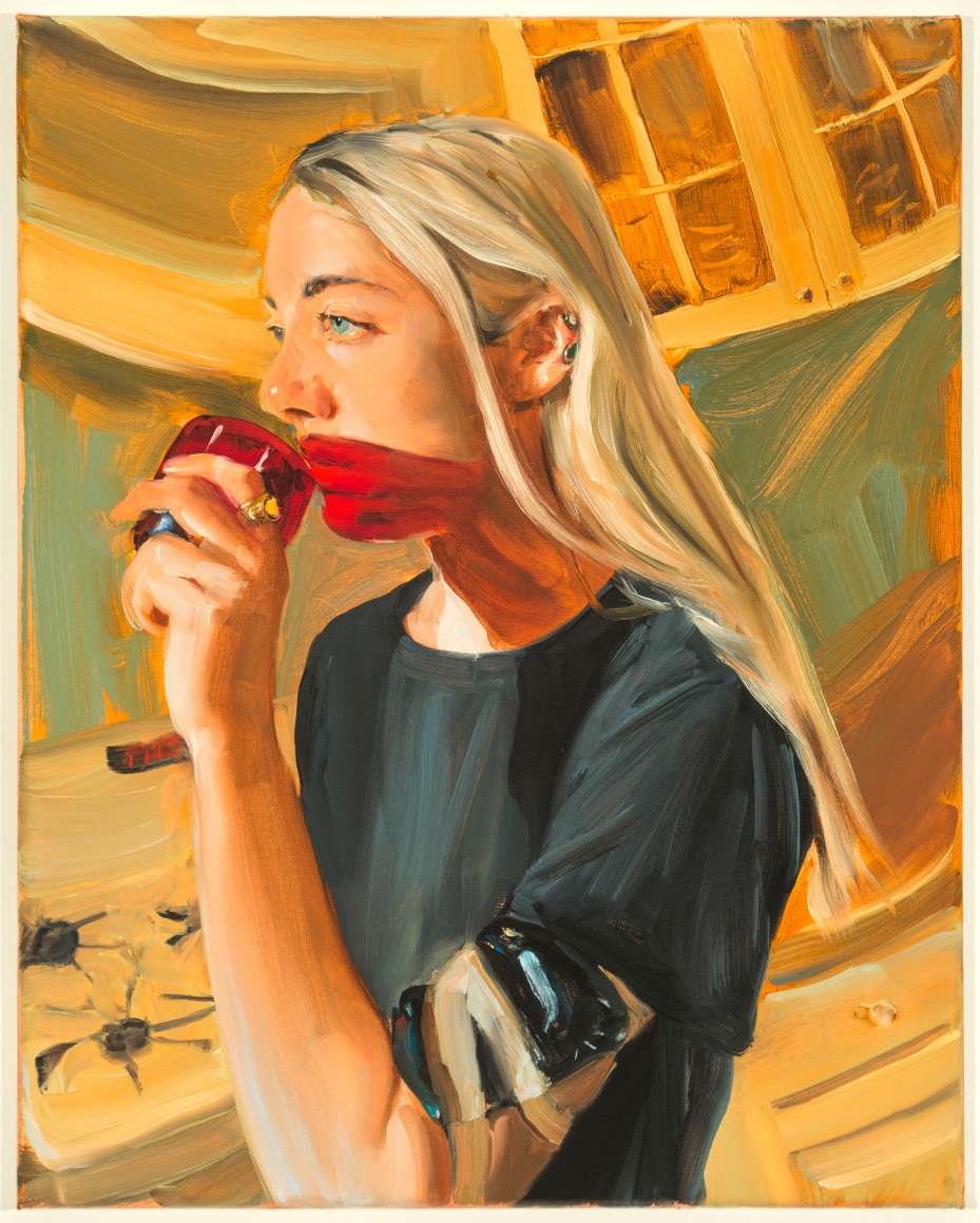 Jenna Gribbon, M with a Tattoo Bandage, 2020