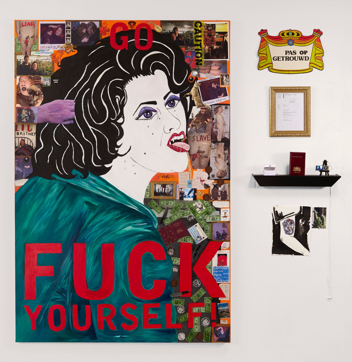 Kathe&nbsp;Burkhart Go Fuck Yourself: from the Liz Taylor Series (Who&#039;s Afraid of Virginia Woolf?), 2011-2012