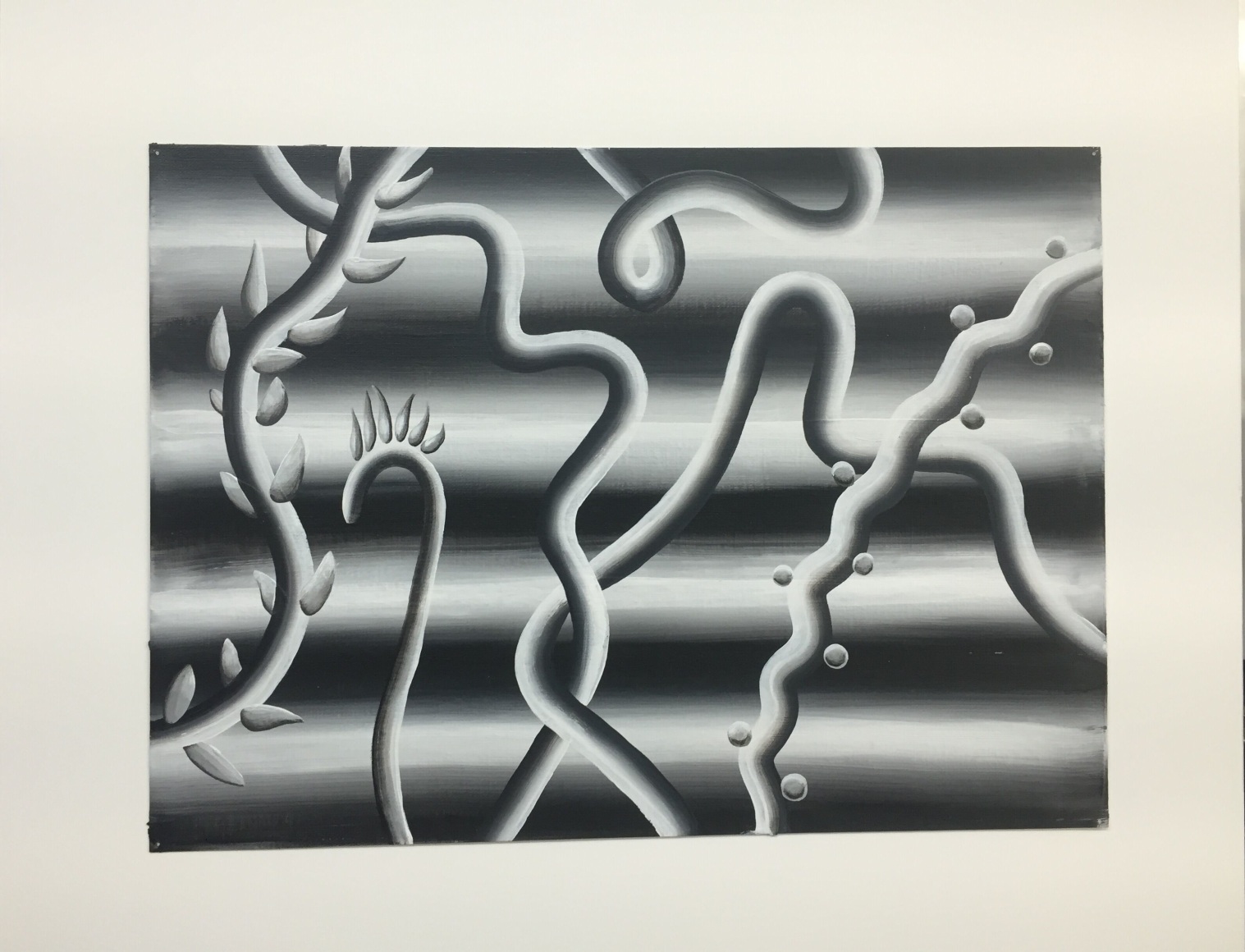 Mary Reid Kelley, The Mushroom Background, 2011