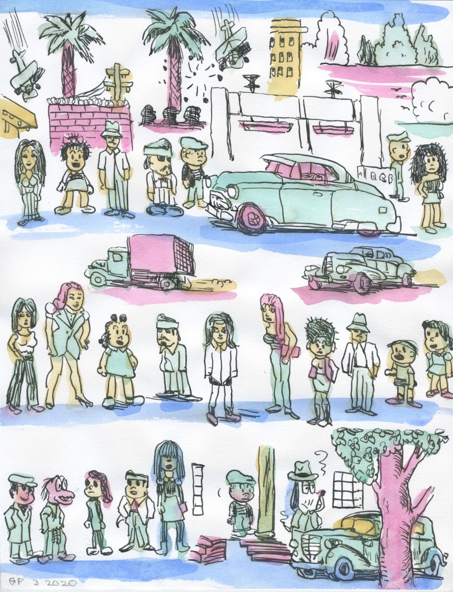 Gary Panter, Lowrider-26, 2020