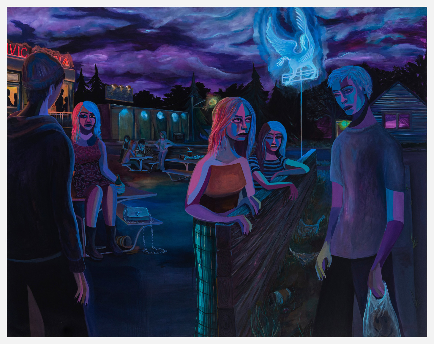 Danielle Roberts, The sky weighs heavy through the night, 2023