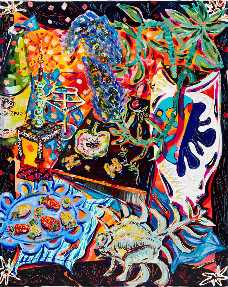 Kate&nbsp;Pincus-Whitney, Feast in the Neon Jungle: Lucrat&#039;s Vin et Fruits de Mar, 2021