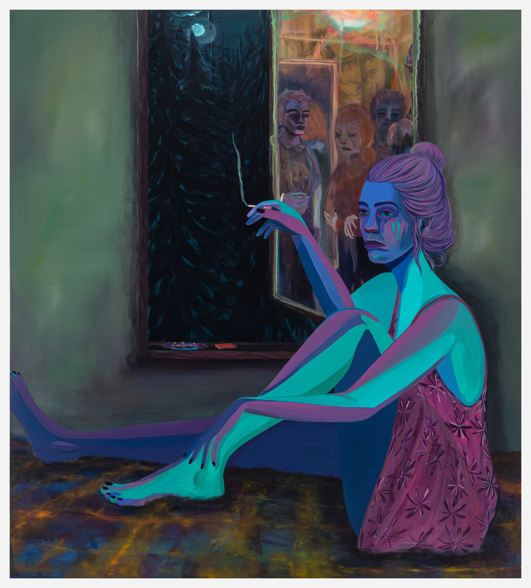 Danielle Roberts, Cast by the Contrast of the Night (Reflections), 2022