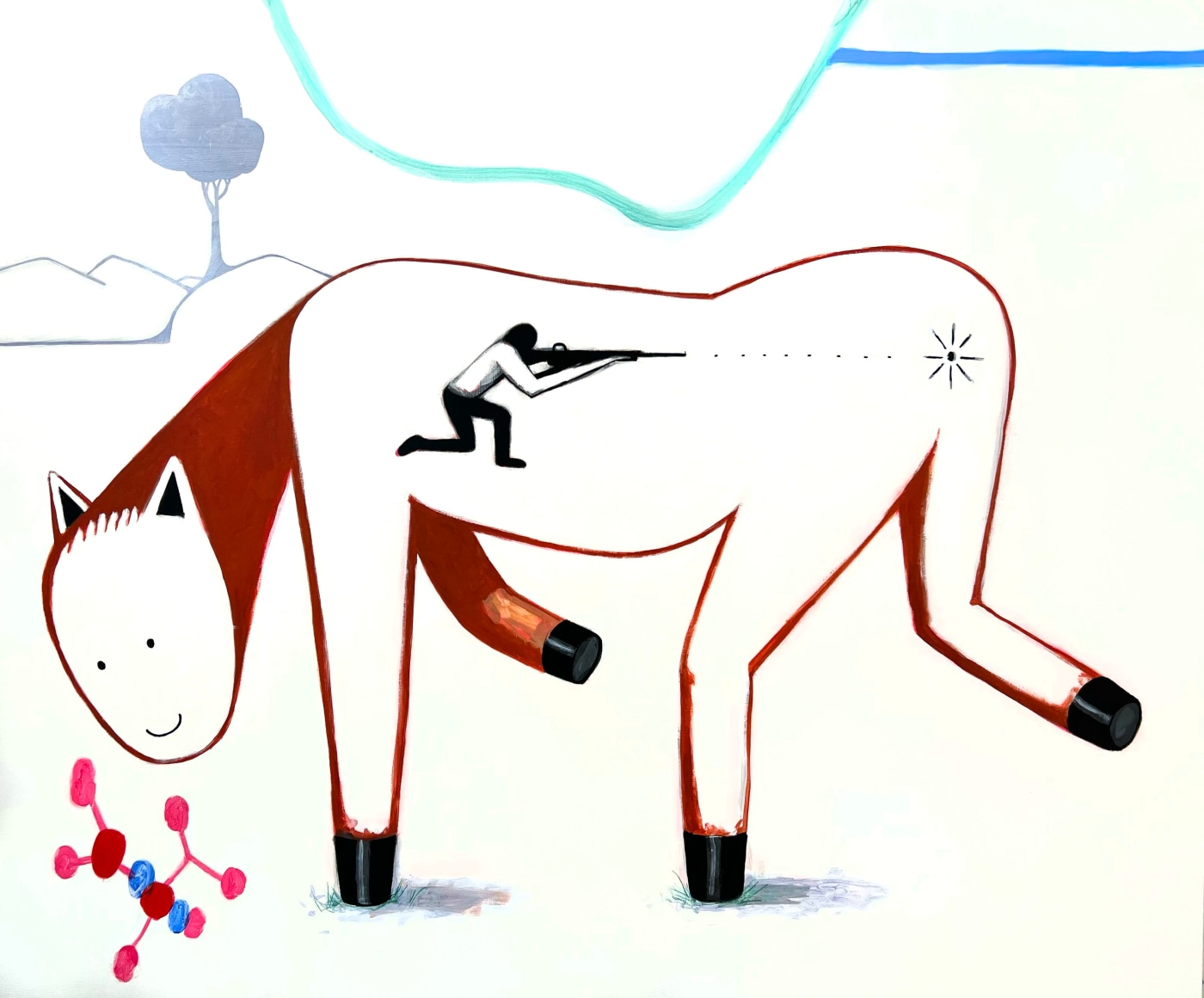 David Humphrey, Afternoon Stroll, 2023