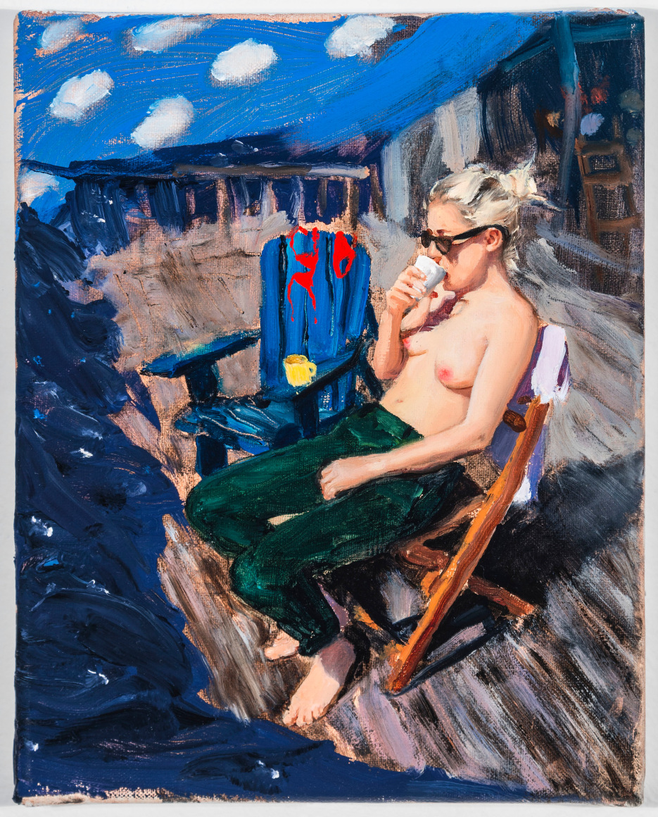 Jenna Gribbon, Watching Me Swim, 2018