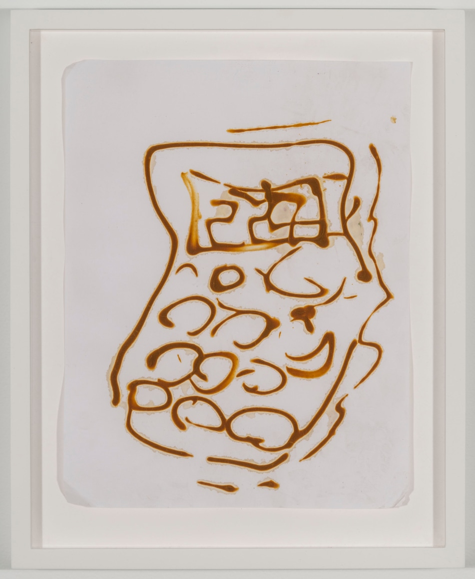 BRIAN BELOTT, Mustard Drawing (Calculator No. 1),&nbsp;2015