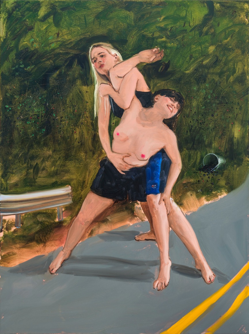 Jenna Gribbon, Blackberry picking by the side of the road wrestlers round two, 2019