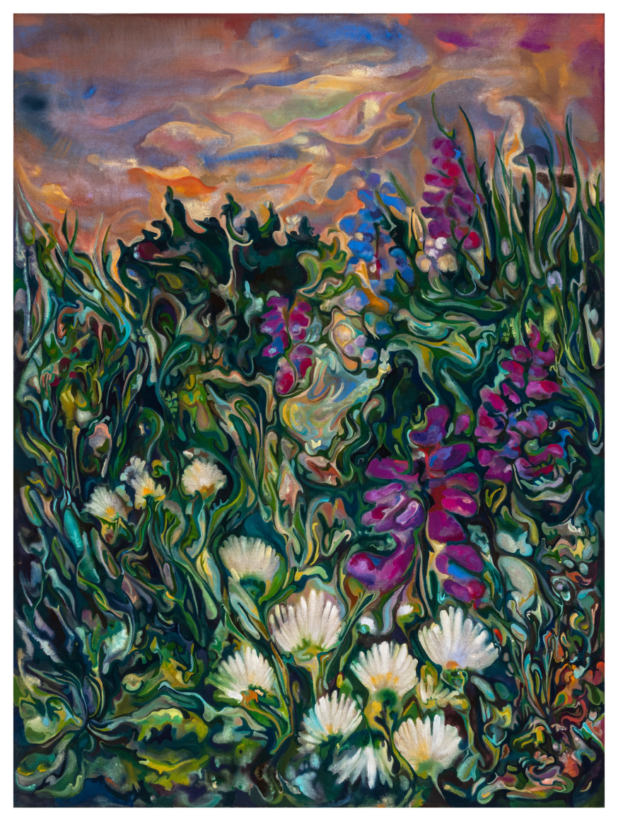 Maria Calandra, Quiet Path and Lupine, 2023