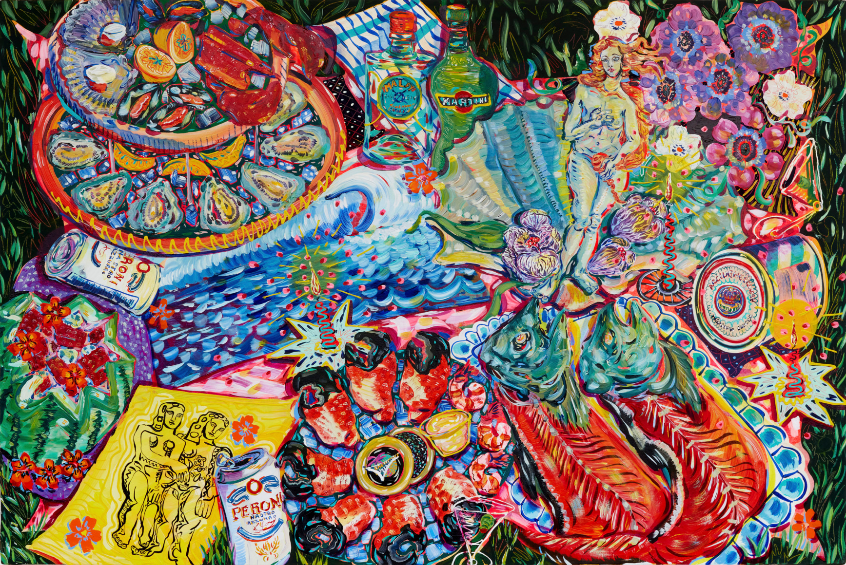 Kate Pincus-Whitney, The Gods are in the Kitchen: Blown by the Moist Breath of Zephyros, 2022