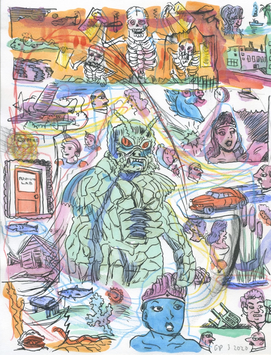 Gary Panter, She Creature-28, 2020