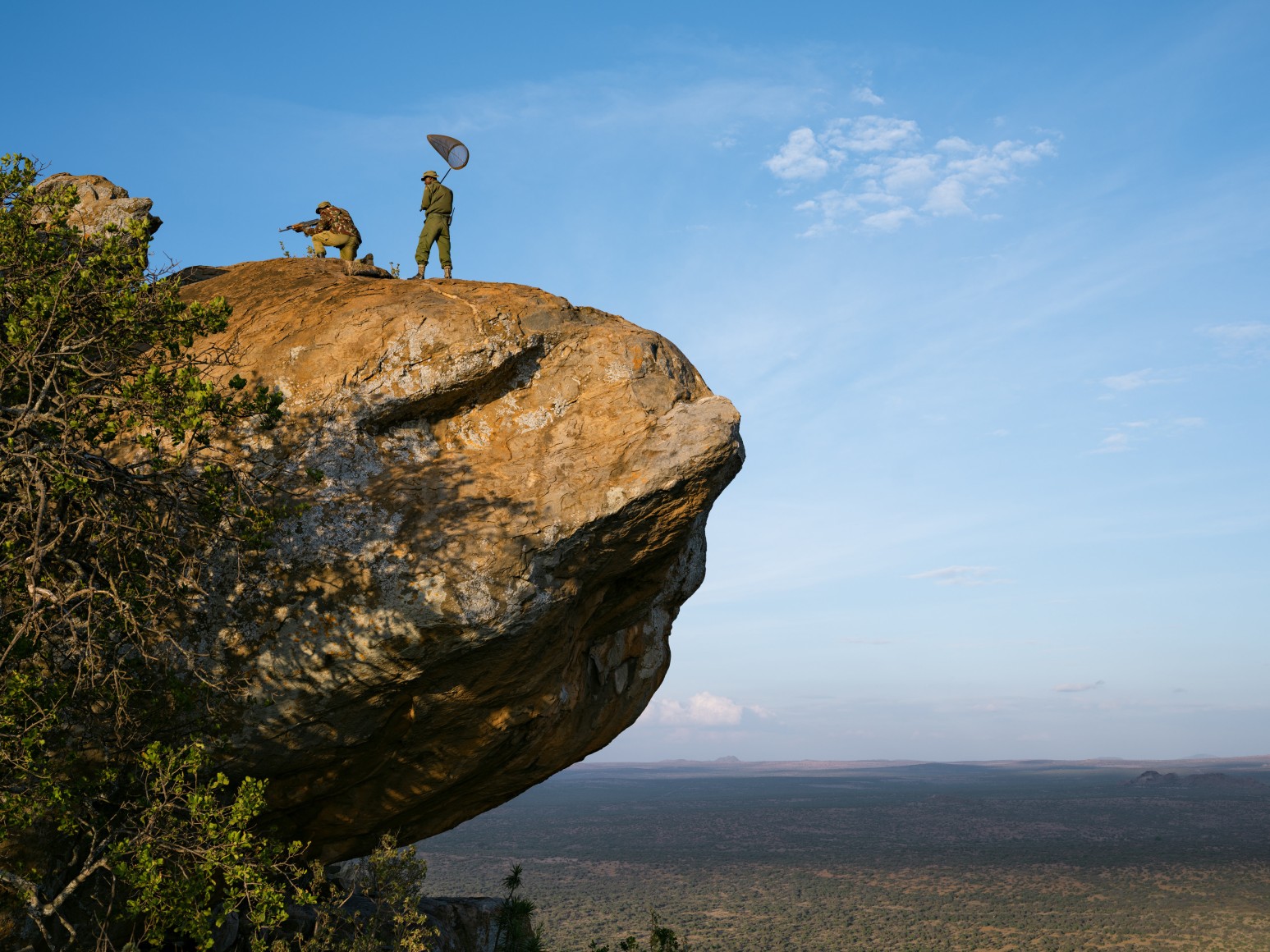 Lucas Foglia, Erei and Thomas Collecting Painted Lady Butterflies, Mpala Research Centre, Kenya, 2021