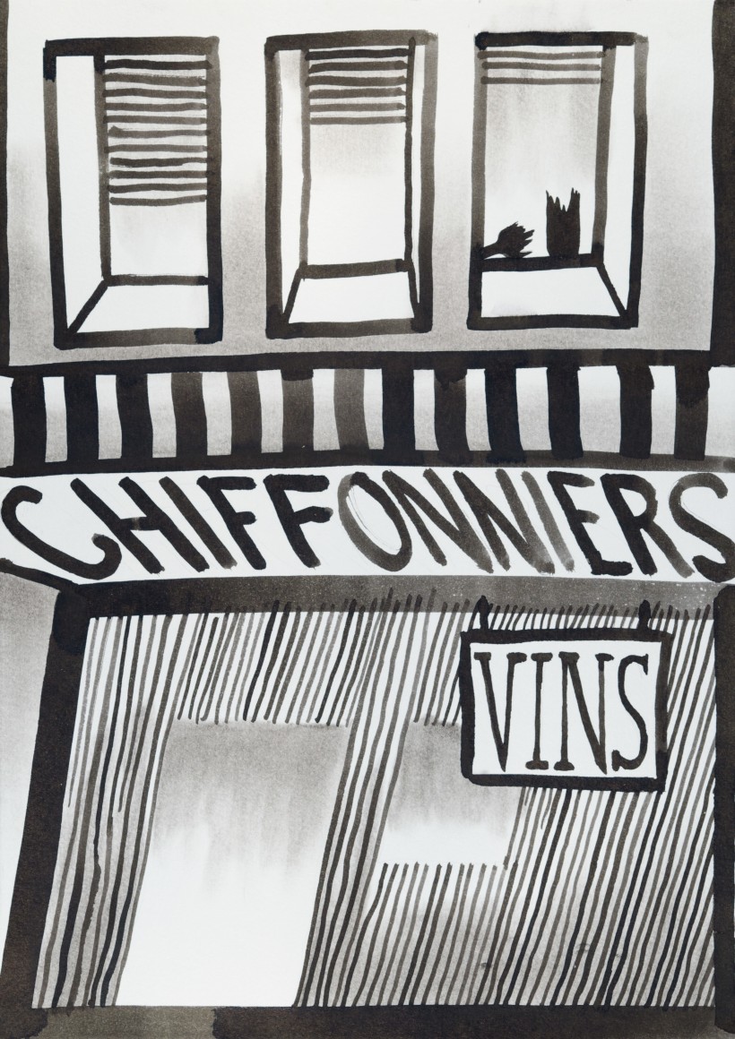 Mary Reid Kelley, Chiffonnier&#039;s Vins, 2011