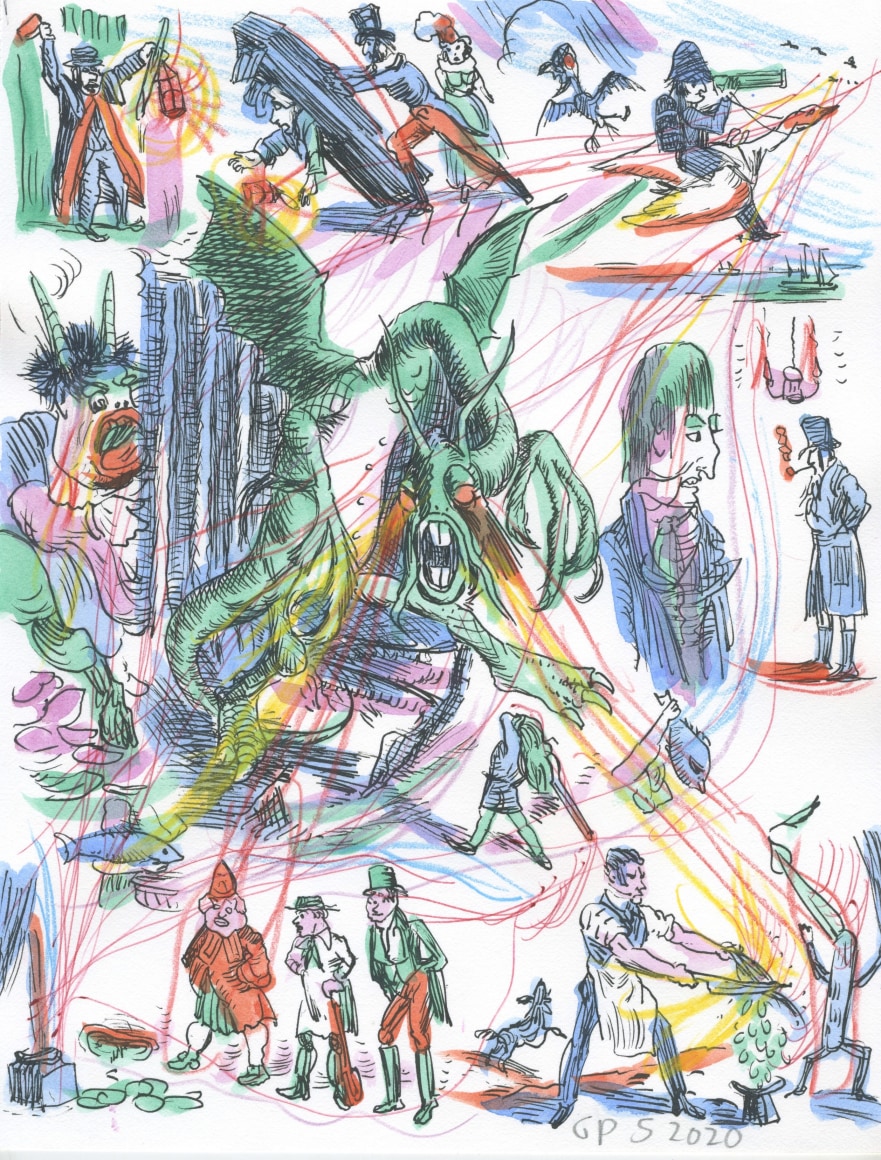 Gary Panter, Toves-79, 2020