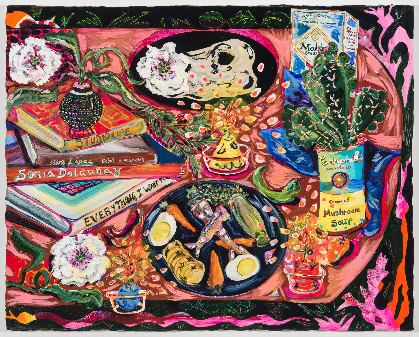 Kate Pincus-Whitney, Feast in the Neon Jungle: Rose of Jericho, 2020