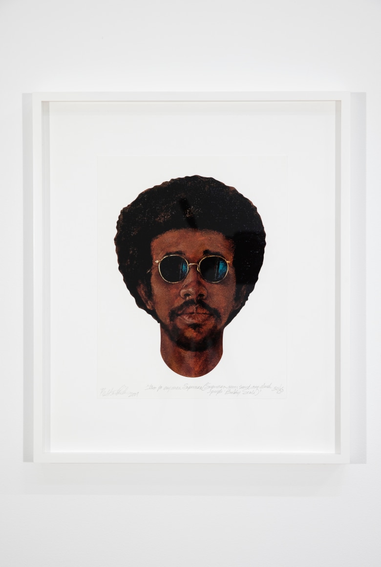 Barkley L. Hendricks, Icon For My Man Superman (Superman Never Saved Any Black People - Bobby Seale), 2009