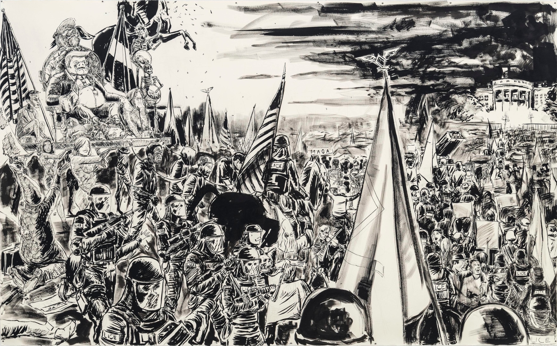 Mark Thomas Gibson, Trump&#039;s Entry Into Washington, 2017