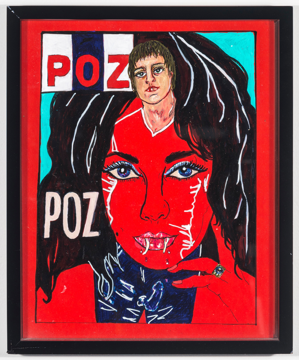 Kathe Burkhart, POZ, 2015