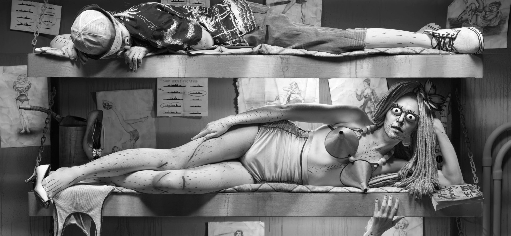 Mary Reid Kelley&nbsp;and Patrick Kelley, Gaudy Night, 2017