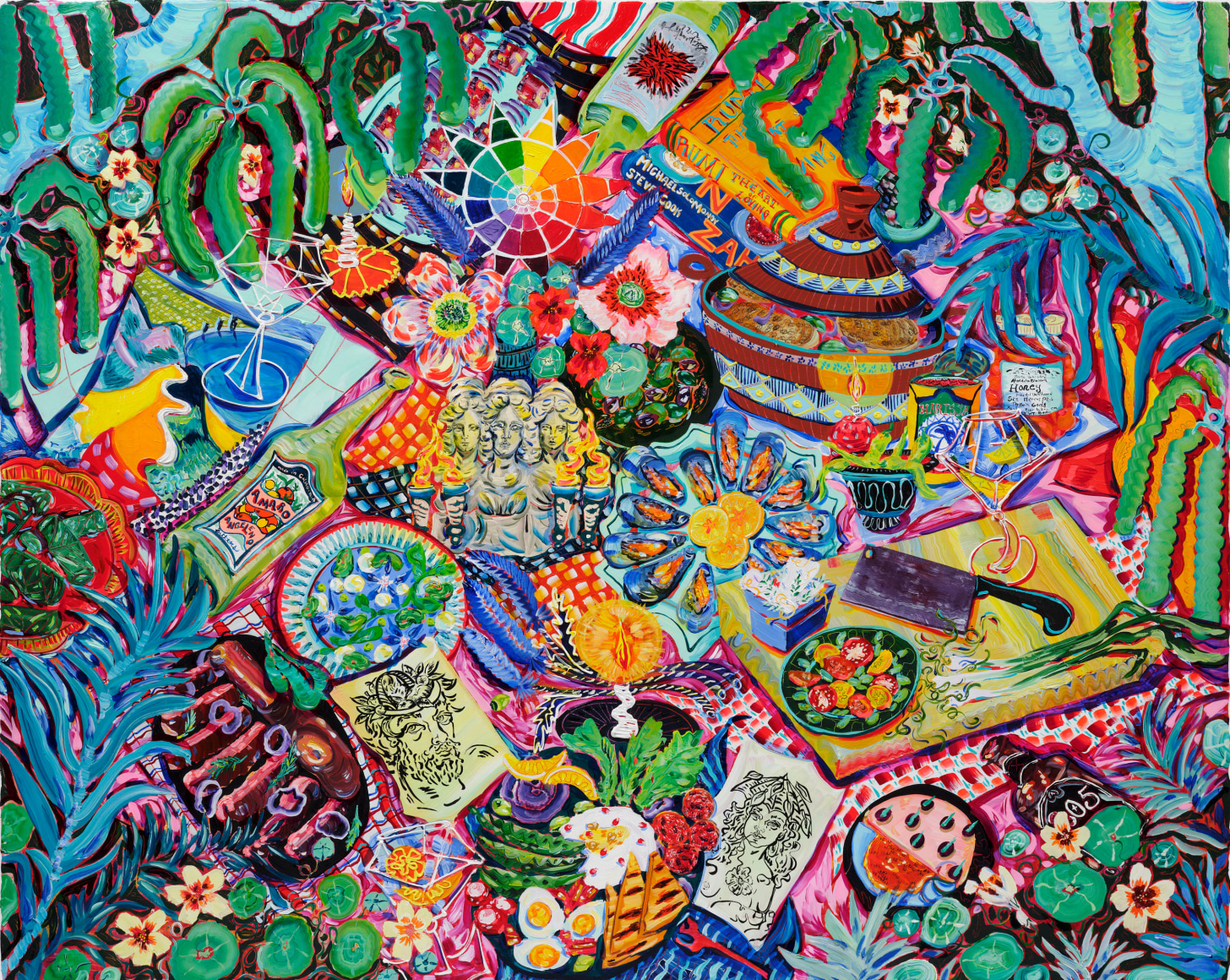 Kate Pincus-Whitney, The Gods are in the Kitchen: Home Harvest (for Hecate), 2022