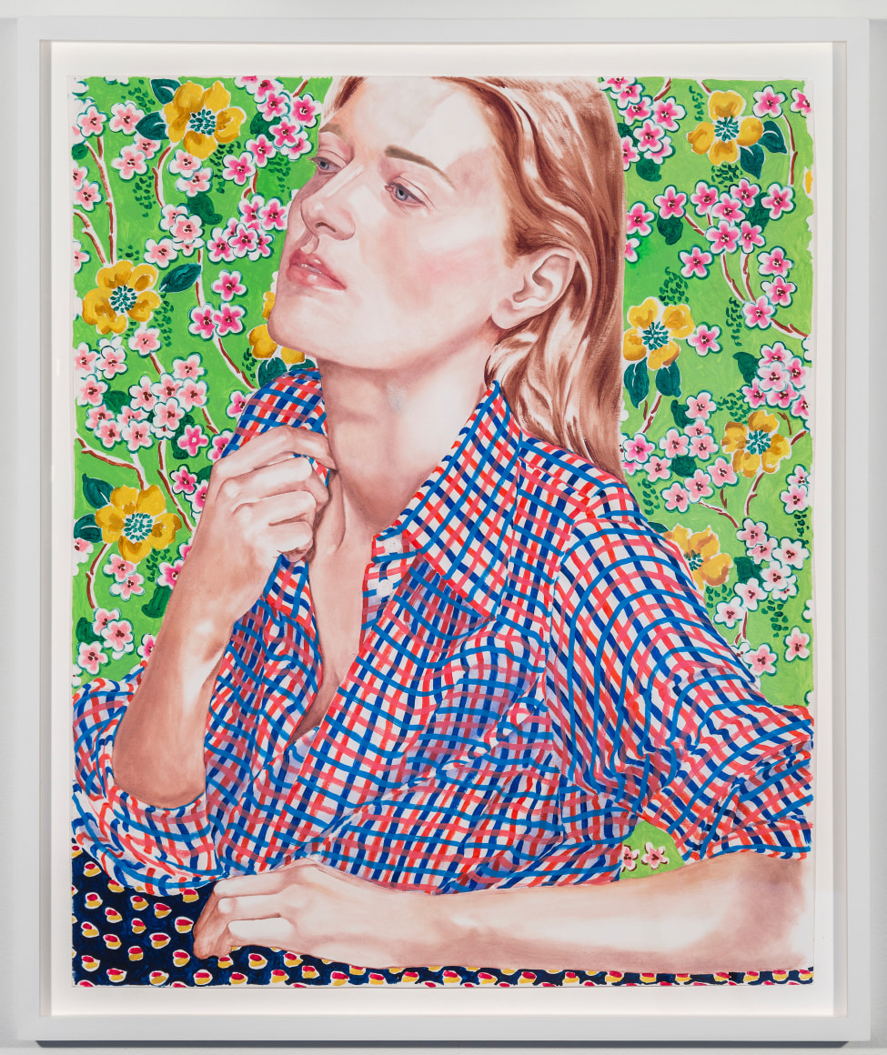 Jocelyn Hobbie, Spring Green and Plaid, 2020
