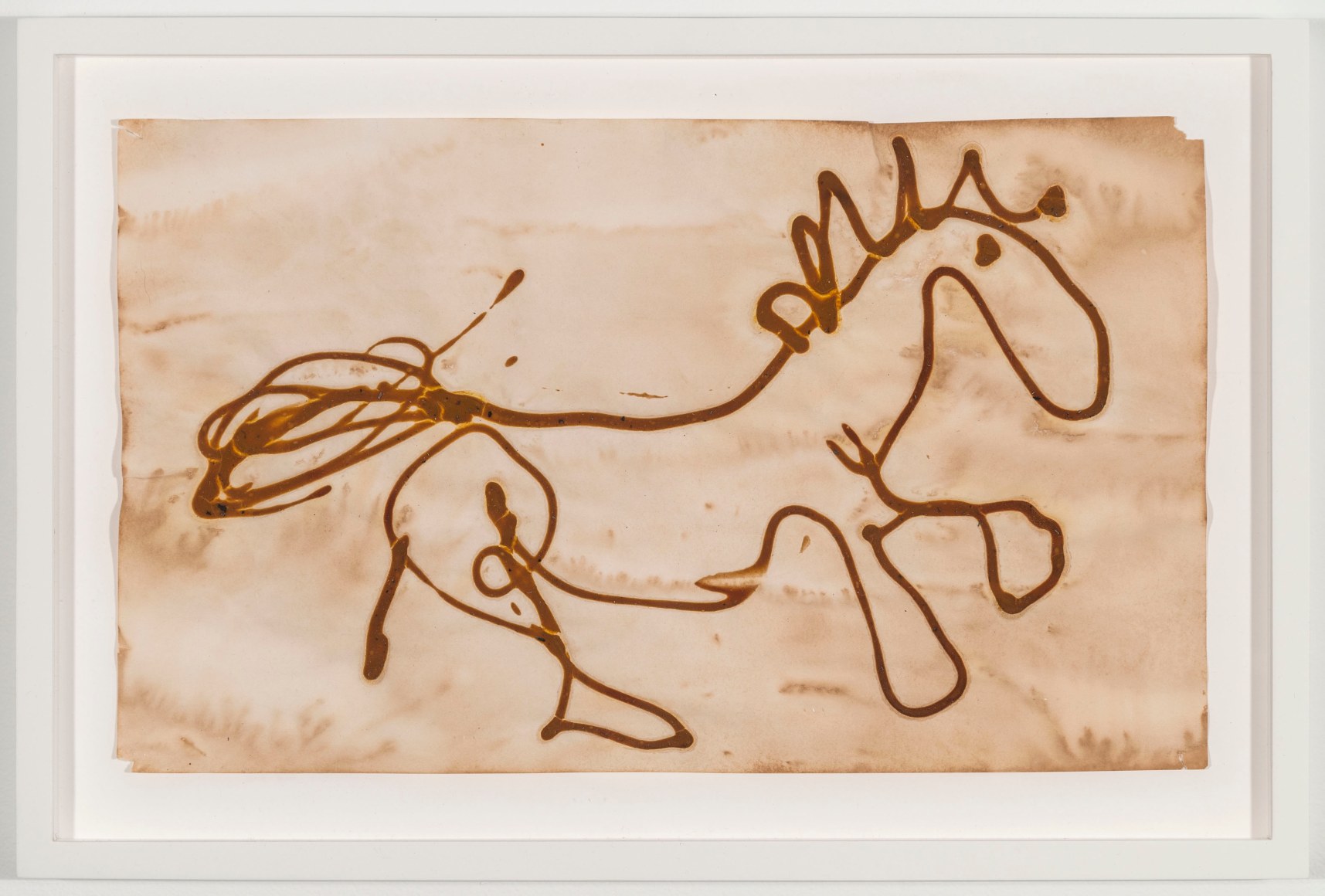 BRIAN BELOTT, Mustard Drawing (Horse No. 1),&nbsp;2015