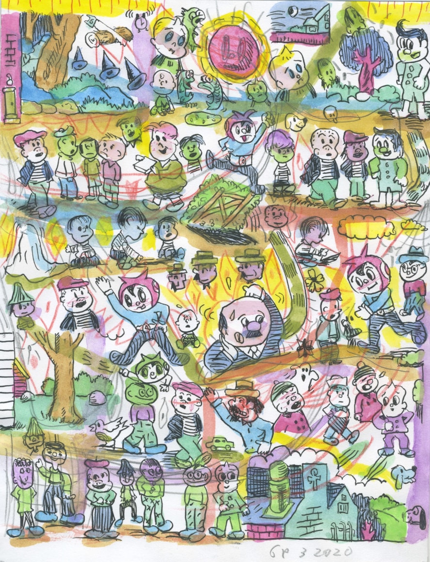 Gary Panter, Sluggo-15, 2020