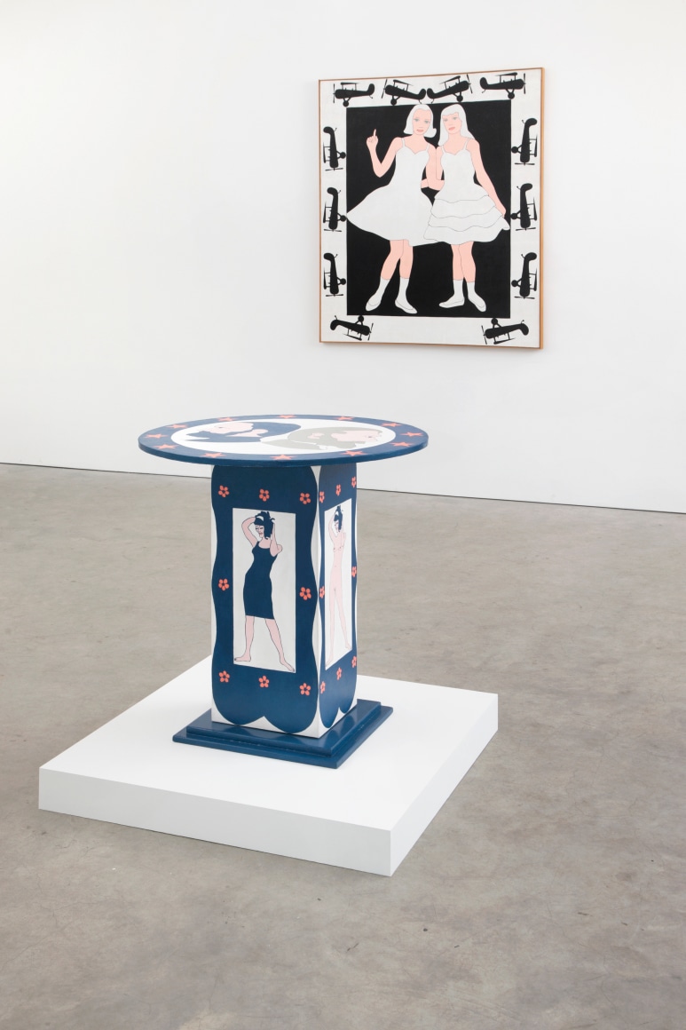 Installation view with The Aviator&#039;s Daughters (Collection of John Wesley Foundation)