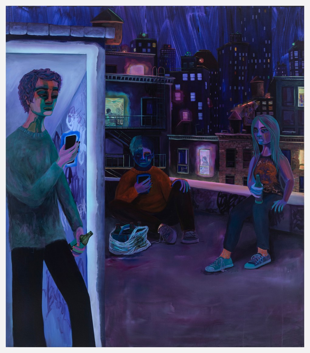 Danielle Roberts, Tethered, Above the Streets Between the Lights, 2022