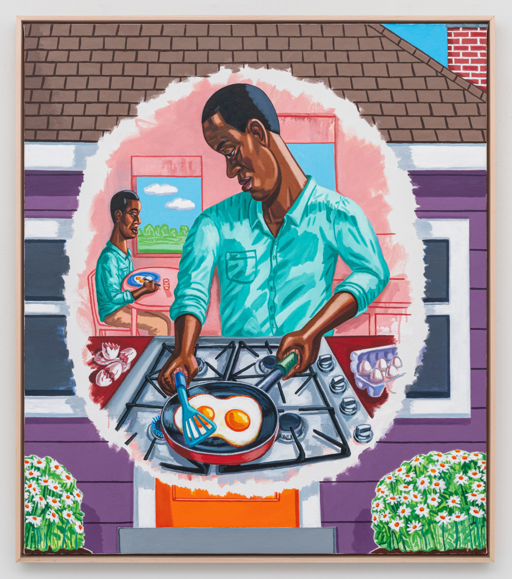 Lamar Peterson, Two Eggs for Breakfast, 2024