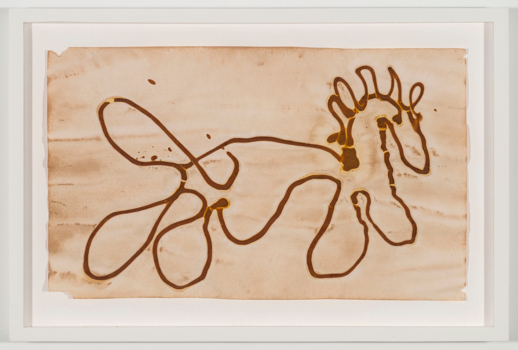 BRIAN BELOTT, Mustard Drawing (Horse No. 2),&nbsp;2015