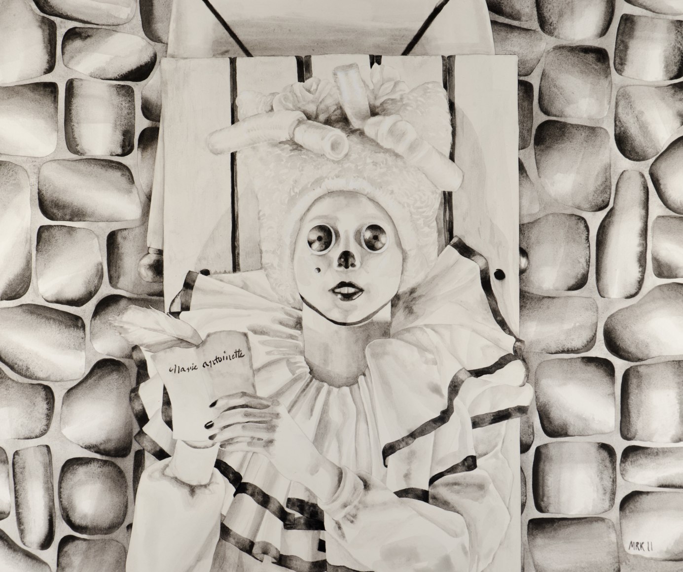 Mary Reid Kelley&nbsp;, Marie Antoinette Saltimbanque,&nbsp;2011